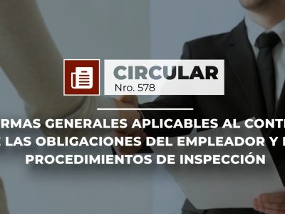 Normas generales aplicables al control de las obligaciones del empleador y los procedimientos de inspección