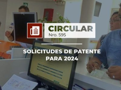 Solicitudes de patente para 2024